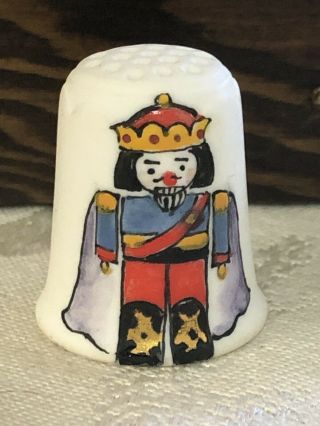 Thimble Bisque Heirloom Editions King Ludwig Hand Painted By Sally