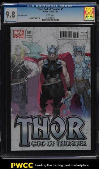 2013 Marvel Comics Thor: God Of Thunder 1 Cgc 9.  8