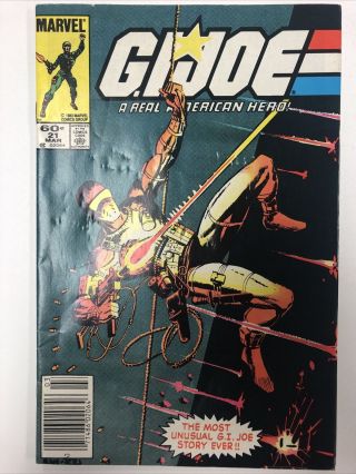 G.  I.  Joe 21 Snake - Eyes Silent Issue 1st Print 1st Appearance Of Storm Shadow
