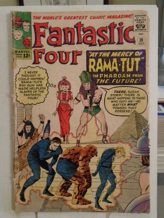 Marvel Fantastic Four 19 (1963) 1st Appearance Of Rama - Tut