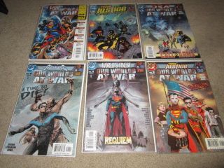 [set] Our Worlds At War Set (35 Comics) Dc Superman Batman Wonder Woman