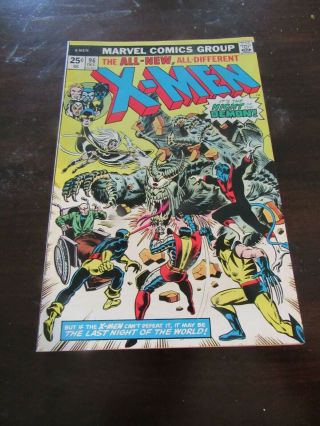 Marvel All - All - Different X - Men 96 Comic Book 9.  0 Vf/nm 1975