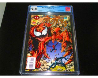 Web Of Spider - Man Special 1 Cgc 9.  8 Carnage Venom Planet Of The Symbiotes