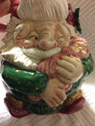 Vintage Fitz and Floyd Christmas Old World Christmas Elf 1989 Pitcher 2