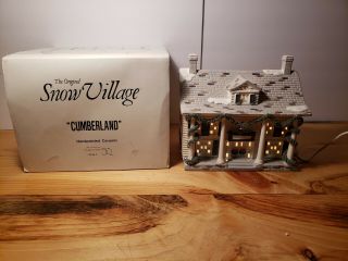 Department Dept 56 Snow Village “cumberland” 1987 House