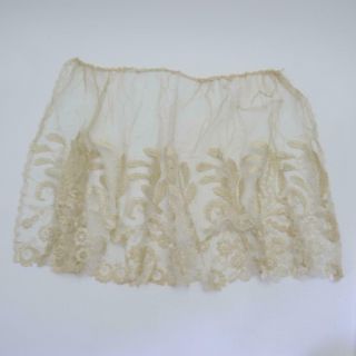 Vintage Cream Lace Curtain