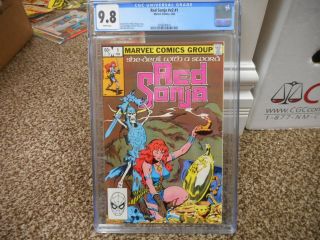 Red Sonja 1 Cgc 9.  8 Marvel 1983 Nm White Pg Redhead From Conan V2