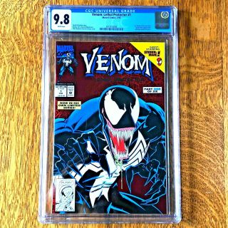 Cgc 9.  8 Venom Lethal Protector 1 ± Red Foil Todd Mcfarlane ±