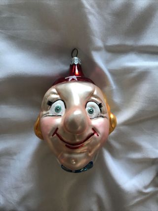 Christopher Radko Clown Ornament