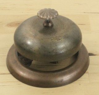 Vintage Fort 120 Metal Store Counter Hotel Desk Service Bell