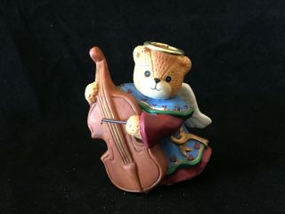 Lucy & Me Christmas Angel Bear Playing Cello Enesco Lucy Rigg 1993