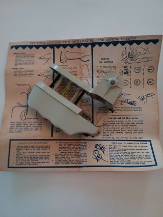 Vintage Judy Jewel Co.  Hand Held Sewing Machine Perfect For The Collector