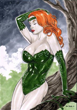 Dc Comics Poison Ivy Art Batman Joker Harley Quinn Catwoman Gotham Bane