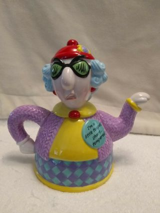 Hallmark Maxine Teapot Ceramic Multi - Color I 