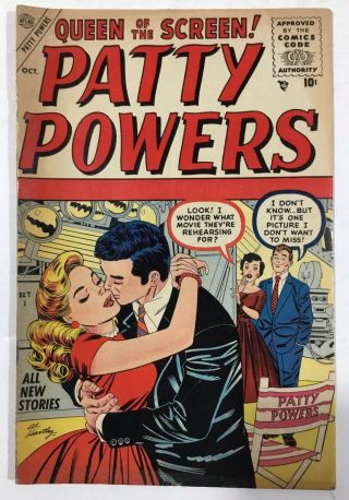 Patty Powers 4 Atlas 1955 Stan Lee Al Hartley Tough Issue