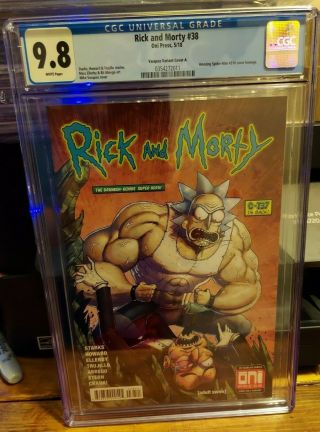 Rick And Morty 38 Vasquez Variant Cover A Cgc 9.  8