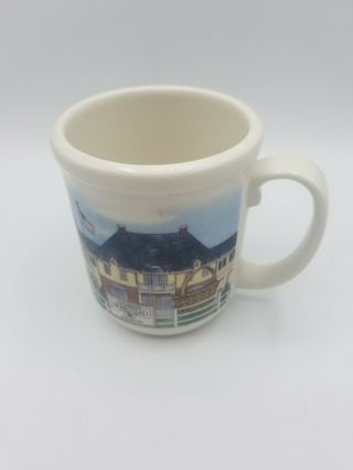 Longaberger Homestead Pottery Mug Cup Est 1999 Collector Building
