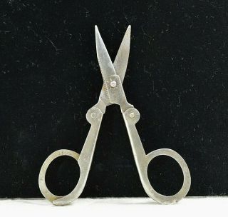 Vintage Small Folding Scissors Made In Germany Crafts Sewing