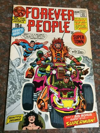 Dc Comics - The Forever People 1 (feb - Mar 1971) - " Kirby 