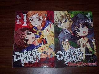 Corpse Party Blood Covered Volumes 1,  2,  3,  4 1 - 4 Manga English 2