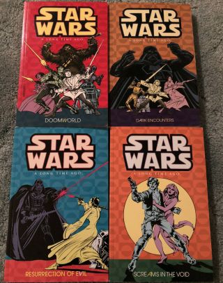 Star Wars,  A Long Time Ago Volumes 1 Thru 4,  All 1st Editions And Nm