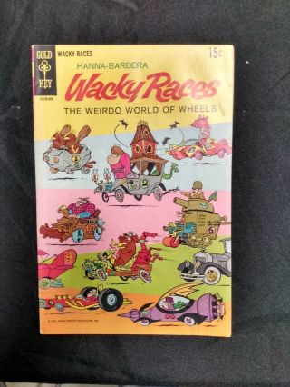 1969 Hanna - Barbera " Wacky Races " 1 Vf 7.  5 Dick Dastardly Mutley Tv Cartoon