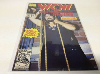Wcw World Championship Wrestling 6 - Mankind Photo Cover (marvel/1992/091876)