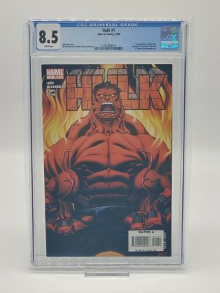 Hulk 1 (mar 2008,  Marvel) Cgc 8.  5 1st Red Hulk