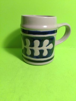 Williamsburg Mug Stoneware Pottery Cobalt Colonial Cup 1806
