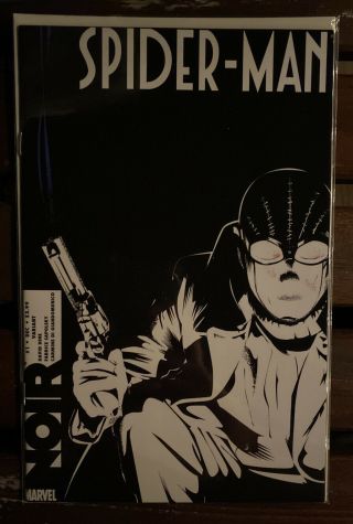 Spiderman Noir 1 B Nm (first Print) 2009 Marvel Comic 1st Noir Into Spider - Verse
