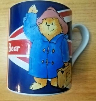 Paddington Bear London England Flag Coffee Cup Tea Mug 2011 Tagged Union Jack