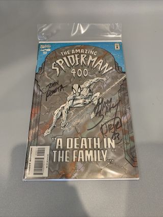 Spider - Man 400 Variant Death Of Aunt May Signed John Romita