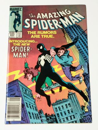 The Spider - Man 252 Vf To Near (first Appearance Of Black Costume)