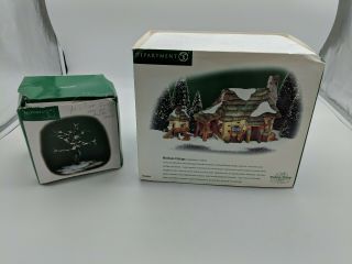 Dept 56 Dickens Village Mcshane Cottage 58444 & Craggy Oak Tree,  1 Other Tree