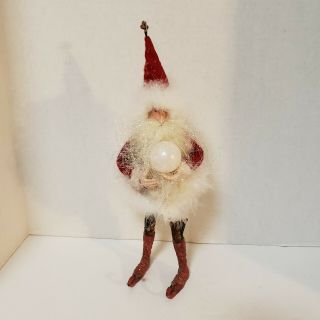 Dept 56 Patience Brewster Krinkles Santa Elf Ornament Holding Ball Christmas