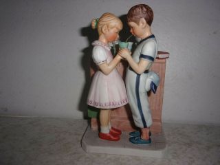 Norman Rockwell " A Day In The Life Of A Boy " Saturday Evening Post Figurine 1980