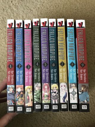 The Record Of A Fallen Vampire English Manga Complete Series Volumes 1 - 9