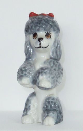 Wade Porcelain Figurines - Tv Pet Series - - " Fifi " Poodle - - 1st Set 1959