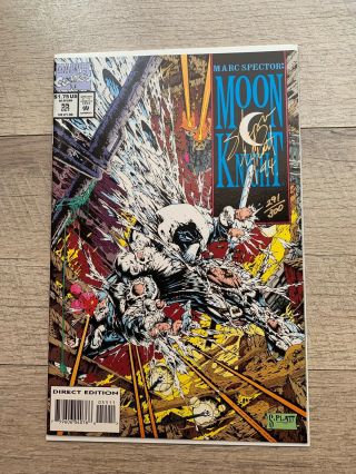 Marc Spector Moon Knight 55 Signed With C.  O.  A