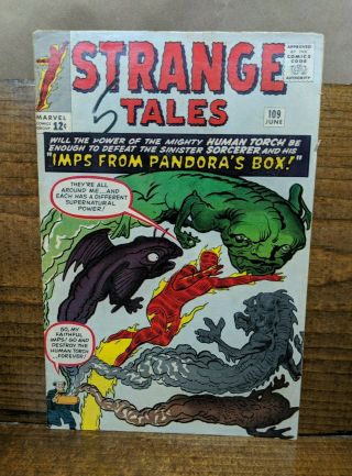Strange Tales 109 June 1963 Stan Lee Jack Kirby 1st App.  Sersi (eterrnals)