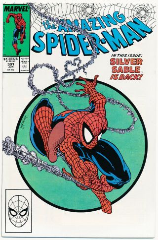 The Spider - Man 301 Classic Todd Mcfarlane Cover - Nm -