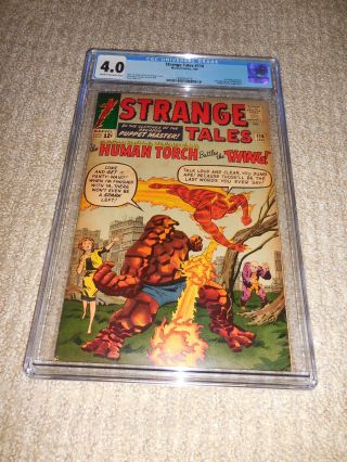 1964 Marvel Strange Tales 116 Cgc 4.  0 Vg