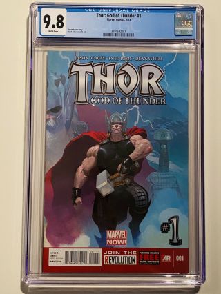Thor: God Of Thunder 1 Cgc 9.  8 1st Appearance Of Old King Thor