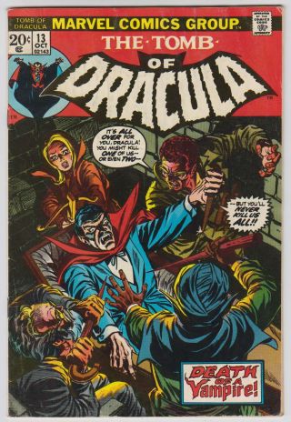 L6430: The Tomb Of Dracula 13,  Vol 1,  F/f,
