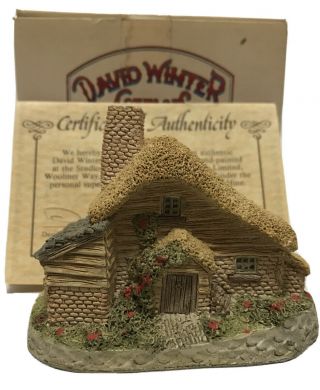 Drovers Cottage By David Winter,  1982,  Hand Made And Painted In Grt.  Britain