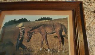 Home Interior Horse Farm Pastor Boy With Colt Picture Print 1979 Jim Daly 3