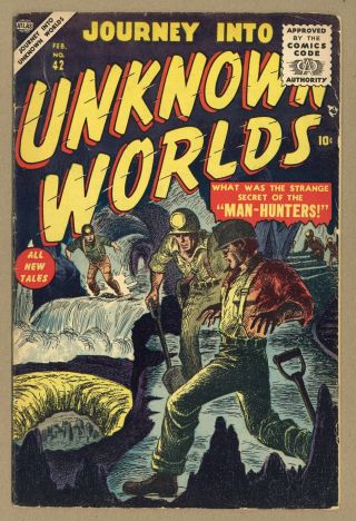 Journey Into Unknown Worlds 42 Gd,  2.  5 1956