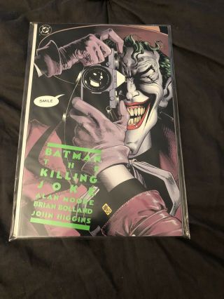 Batman The Killing Joke 1st Print Dc Comic Book One Shot 1 Alan Moore Nm