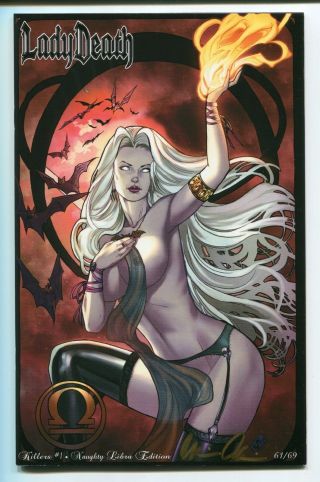 Lady Death Killers 1 Libra Naughty Variant Cover By Nei Ruffino Zodiac Series