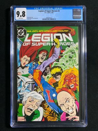 Legion Of - Heroes 2 Cgc 9.  8 (1984) - Paul Levitz Story